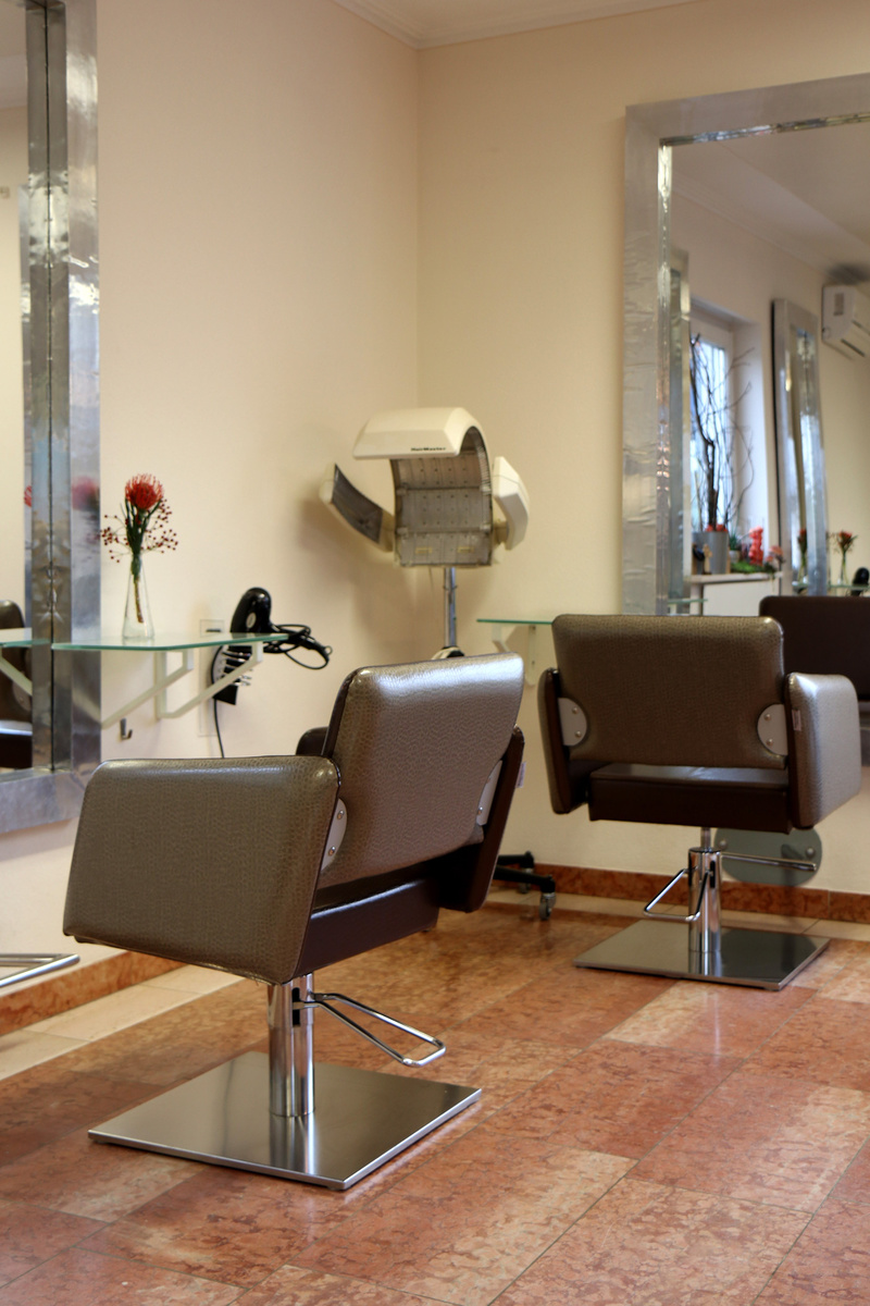 Friseurstuhl im Salon