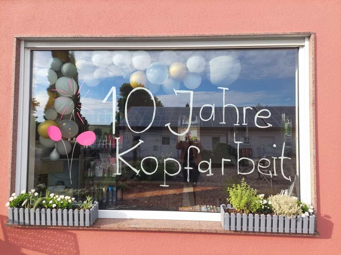 Jubiläum Friseur Kopfarbeit